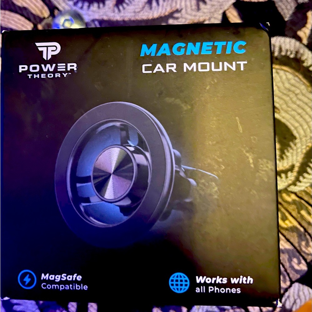 Power Theory Magnetic Phone Holder for Car~MagSafe Compatible